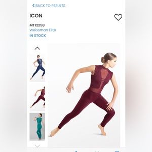 Weissman dance costume. Size medium child